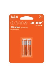 Батарейка ACME AAA LR03 Alcaline * 2 (4770070855980)