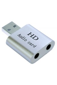 Звукова плата Dynamode USB-SOUND7-ALU silver USB 2.0, 7.1