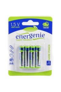 Батарейка EnerGenie AAA LR03 * 4 (EG-LR03-4BL/4)