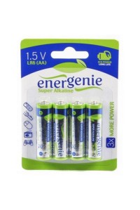 Батарейка EnerGenie AA LR6 * 4 (EG-LR6-4BL/4)