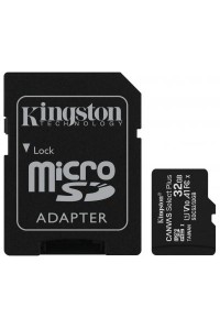 Miсro-SDHC memory card 32GB Kingston (с SD адаптером) class